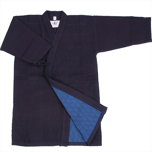 『A-1』二重藍染軽量実戦型剣道着+7000番袴セット