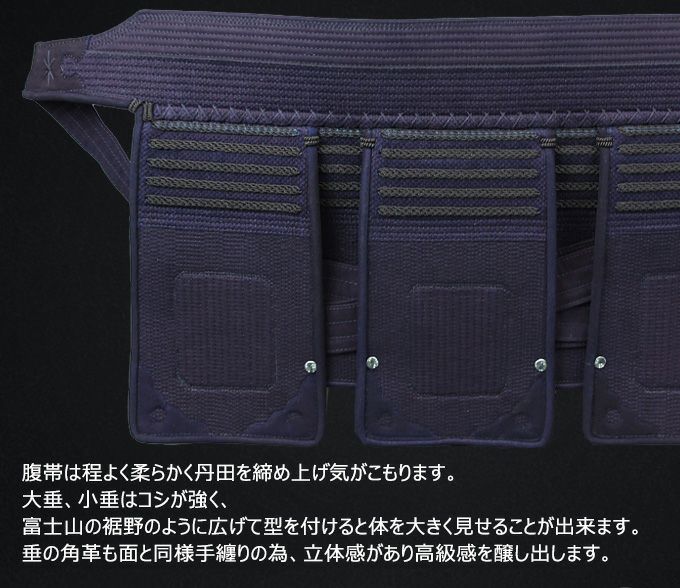 「源心」6mm織刺タイトステッチ 剣道防具セット