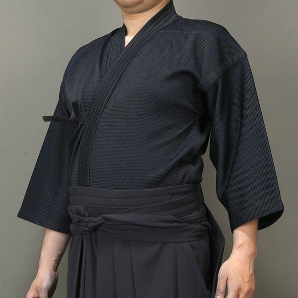 シルリード裏地付 実戦型 紺 刺子ジャージ剣道着【剣道具・剣道着】