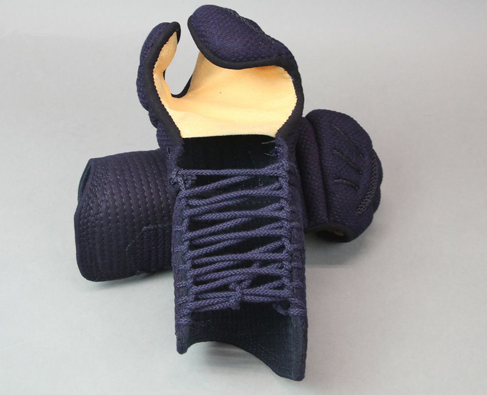  【防具セレクト対象商品】「源叡(げんえい)」織刺6mmピッチ具の目刺甲手【小手・ﾐｼﾝ刺･機械刺】