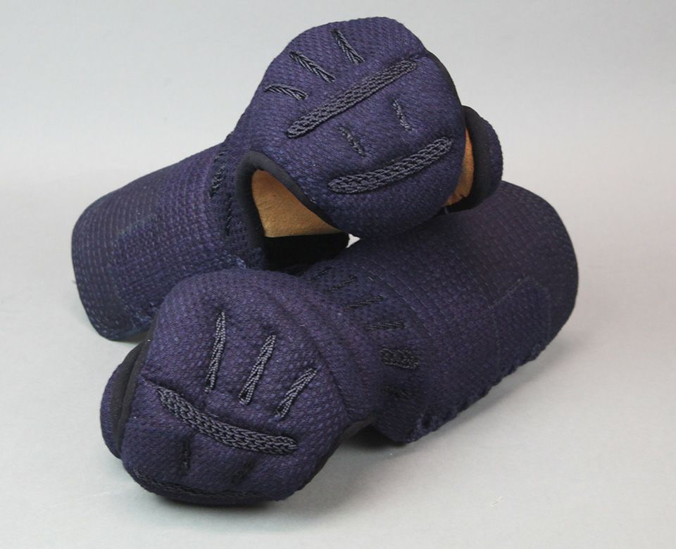  【防具セレクト対象商品】「源叡(げんえい)」織刺6mmピッチ具の目刺甲手【小手・ﾐｼﾝ刺･機械刺】