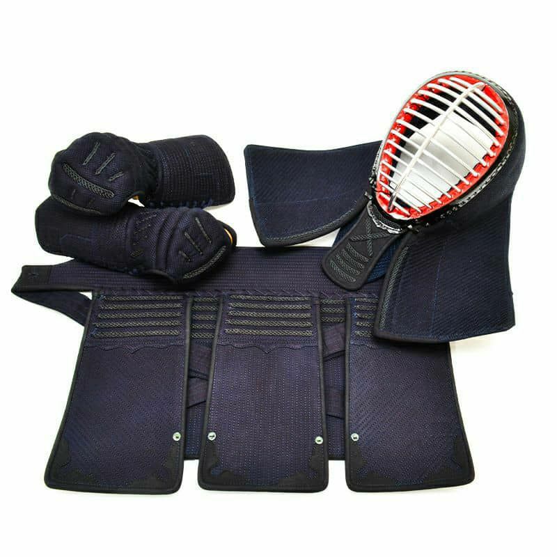 A-1αMark2 6mm織刺ナナメ刺 剣道防具 面・甲手・垂 3点セット