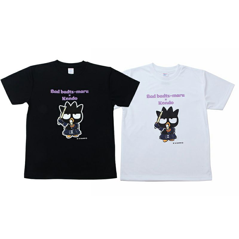 サンリオ×ミツボシ 剣道Tシャツ バツマル 1枚　ネイビー ホワイト【剣道具 ティーシャツ ゆうパケット可】