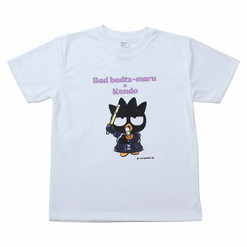 サンリオ×ミツボシ 剣道Tシャツ バツマル 1枚　ネイビー ホワイト【剣道具 ティーシャツ ゆうパケット可】