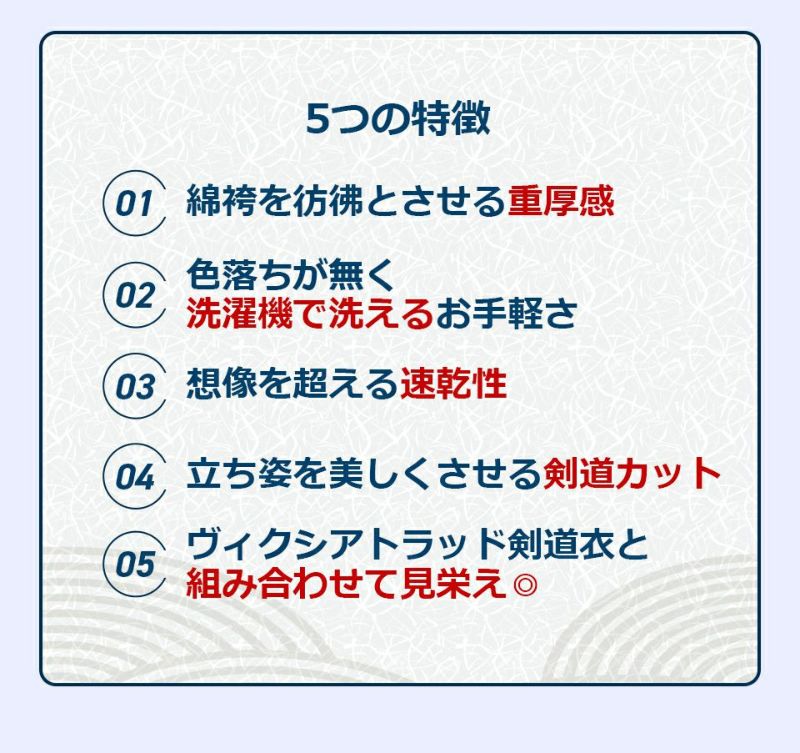 高級剣道袴 ヴィクシアトラッド7000-VIXIA TRAD- 【新素材 剣道袴】