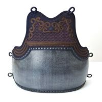 「源心」紺鹿革胸 50本型変わり塗胴完成品(1台)【ミシン刺・機械刺・紺鹿革】