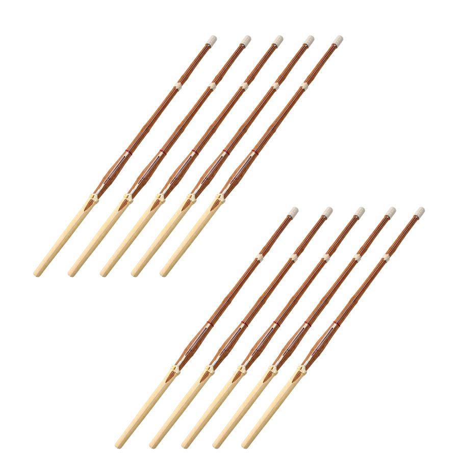 バイオテック普及型 吟風仕組み竹刀「光山 こうざん」34～38（幼年～高校生）×10本セット【剣道竹刀・SSPシール貼付・普及型・男女用・バイオ】