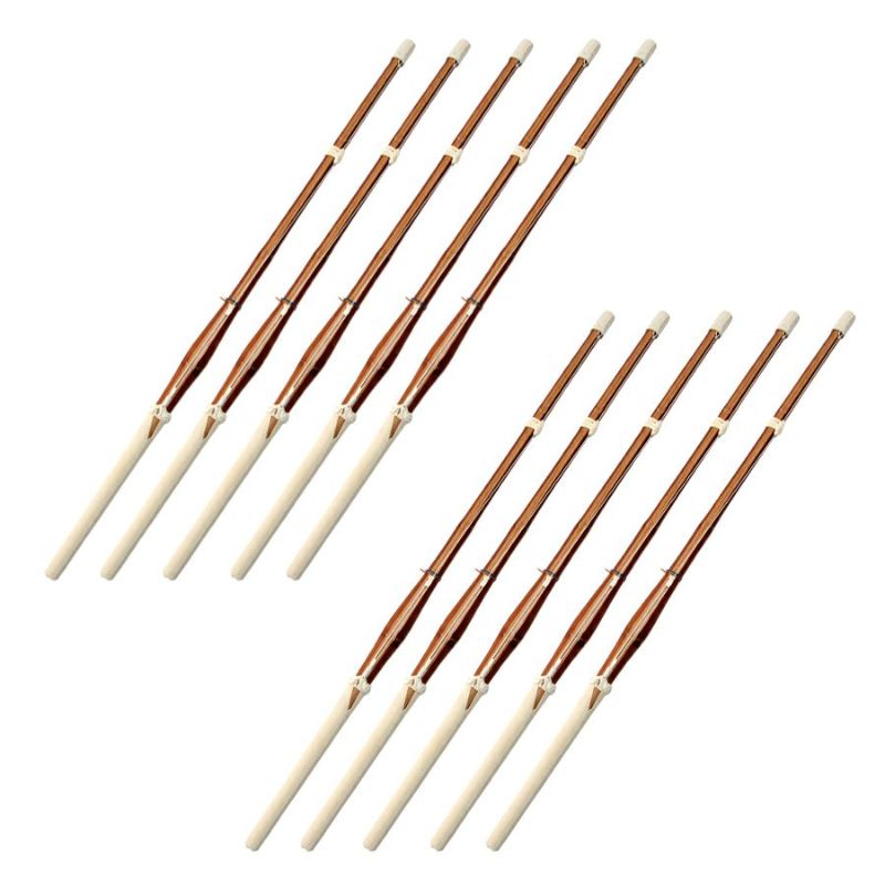 バイオテック細身実戦型 吟風仕組み竹刀 「光(ひかり)」39（大学・一般）×10本セット【剣道竹刀・SSPシール貼付・先軽・男女用】