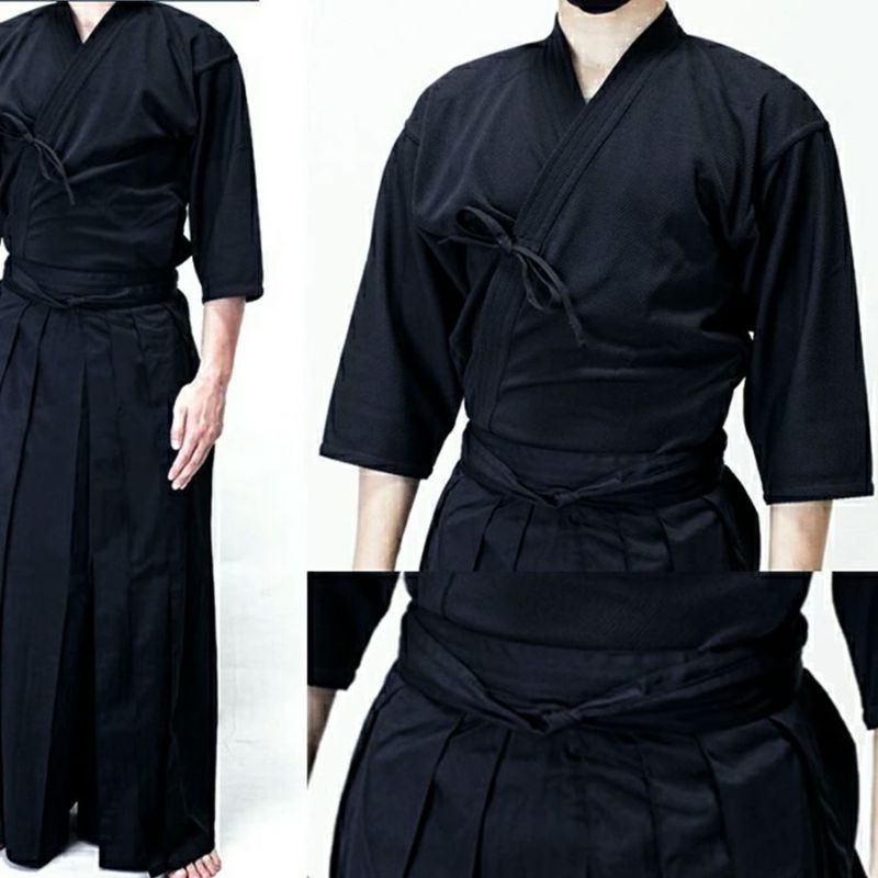 2WAY剣道防具キャリー+織刺風ジャージ剣道着・上製テトロン剣道袴【防具袋・剣道着・剣道衣・剣道袴セット】