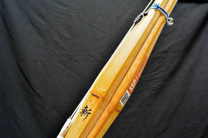 年用手削り実戦型 仕組竹刀 34・36サイズ 「斬（ざん）」 34・36サイズ（幼年・小学生）【剣道竹刀・SSPシール貼付・実戦型】