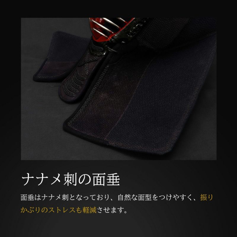 A-1αMarkX 3mm紺革 面単品【ミシン刺・機械刺】