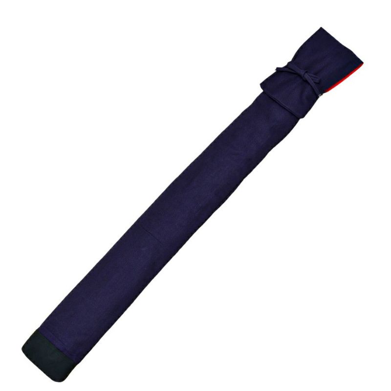 裏生地付 織刺藍染竹刀袋 3本入【竹刀袋】